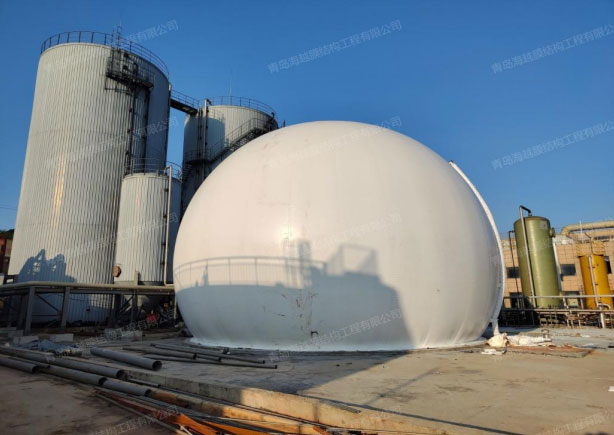 海越沼气双膜气柜的优势